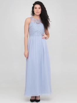 Вечірнє плаття кльош однотонний Laona LAO0179001 EU38 (93053EU38) Блакитний