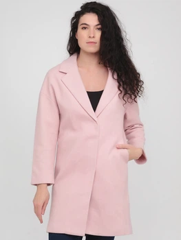 Демісезонне однобортне пальто Vero Moda 317327525 M (70992M) Рожевий