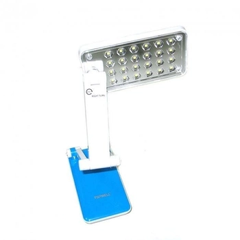 Настільна світлодіодна акумуляторна лампа трансформер TOP WEL 1019 синя