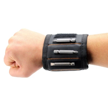 Магнитный Браслет для инструментов Magnetic Wristband черный