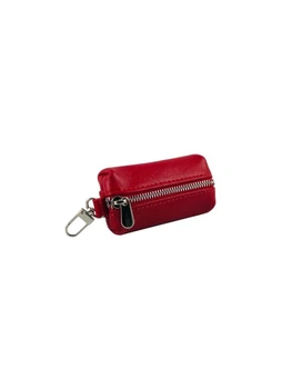 Ключница женская кожаная DeKOL Classic mini-7760с красный блеск