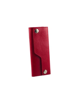 Ключница женская кожаная DeKOL 040085-7760с красный блеск