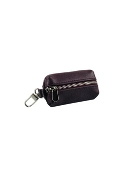 Ключница женская кожаная DeKOL Classic mini-7766с бордовый блеск