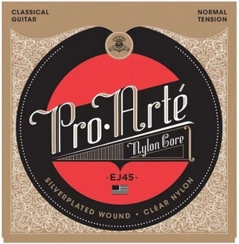 Струни для класичної гітари EJ45 28-43 pro-arte normal tension EJ