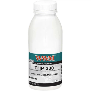 Тонер для Canon 051 (2168C002) WWM Black 60г WWM-CF230-60