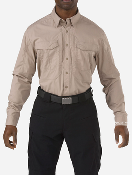 Рубашка тактическая 5.11 Tactical Stryke Long Sleeve Shirt 72399 XL Khaki (2000980374007)