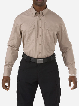 Сорочка тактична 5.11 Tactical Stryke Long Sleeve Shirt 72399 S Khaki (2000980374038)