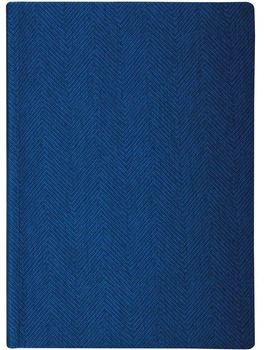 Ежедневник недатированный Optima Tweed А5 320 страниц в клетку Синий (O25410-02)