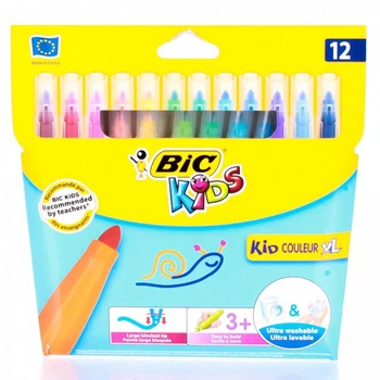 Набор фломастеров Kids Couleur XL BIC 12 цветов 12 шт (5516/828966)