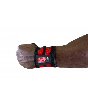 Кистевые бинты Gorilla Wear Wrist Wraps PRO one size Черно-красные (9910690000)