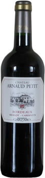 Вино Idvins Chateau Arnaud Petit 2018 Merlot-Cabernet Bordeaux красное сухое 0.75 л 14% (3379870003211)