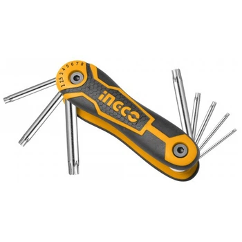 Комплект ключей Torx 8 шт Т9-Т40 INGCO