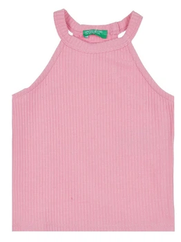 Топ для девочек Benetton 3MK8C8244 130 cm (87568130cm) Розовый