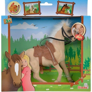 Фигурка Лошадка Simba 19 см 4325613 бежевая