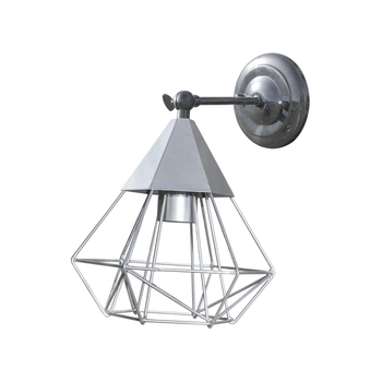 Бра в стиле лофт 100lamp Crystal E27 хром (NL 0535-1 CR)