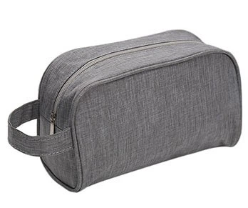 Косметичка мужская дорожная серая 23*11*14см LX-024G