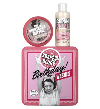 Подарочный набор косметики для тела Soap & Glory Birthday Wishes Body Gift Set 75 мл + 50 мл (5045096646713)