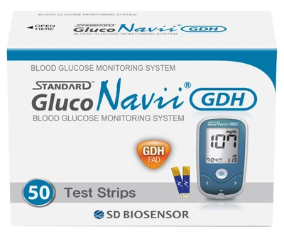 Тест-смужки SD BIOSENSOR GlucoNavii GDH 50 шт. (01GS30)