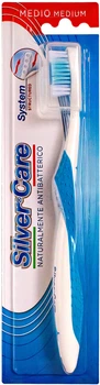 Зубна щітка Silver Care System Medium середньої жорсткості Блакитна (8009315043315_блакитний)