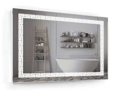 Зеркало в ванную IP67 с подсветкой Smart Mirror сенсорное Catania SK 60х60см влагостойкое