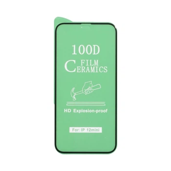 Защитное стекло Film Ceramic for Apple Iphone 12 Mini без упаковки Цвет Чёрный