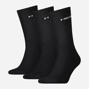 Набор носков HEAD Crew 3P Unisex 771027001-200 35-38 р 3 пары Черный (8718824462622)