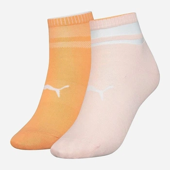 Набор носков Puma Short Sock Structure Women 103002001010 35-38 р 2 пары Персиковый/Розовый (8718824798912)