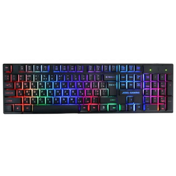 Клавіатура провідна JEDEL K510 RGB з підсвічуванням, Чорний