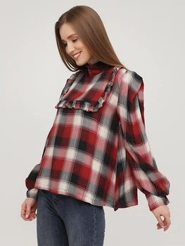 Блуза BEBE PLUS 23268 S (52412S) Клітина