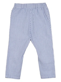 Штани в смужку для дівчаток Benetton 4CBH555VE 56 cm (8818656cm) Блакитний