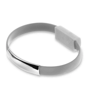 Кабель Type C to USB - браслет, 0.2m Серый KBU1779 Extradigital