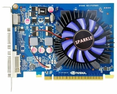 Видеокарта SPARKLE PCI-Ex NVidia GeFORCE GT 440 1GB DDR3 ( 128 BIT ) ( DVI, VGA, HDMI ) Б/У