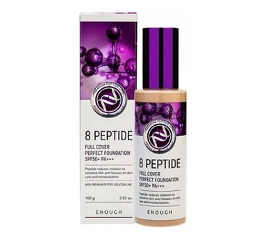 Тональный крем с пептидами Enough 8 Peptide Full Cover Perfect Foundation №13 100 мл