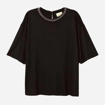 Блузка жіноча H&M 0689102 32 Чорна (KAY2000001108086)