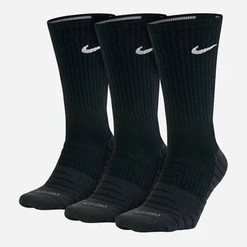 Набор мужских носков высоких Nike U Nk Evry Max Cush Crew SX5547-010 (46-50) 3 пары Черный (091206413299)