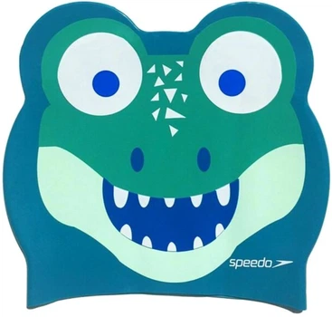Шапочка для плавания Speedo Croc Prt Character Cap Iu Green/Green (8-12240D680) (5053744486314)