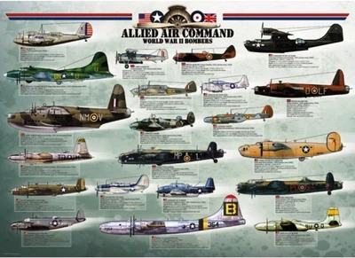 Пазл Eurographics Бомбардировщики 2-й Мировой войны 1000 элементов (6000-0378)