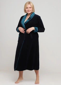 Халат Romeo Life 4XL темно-синее 1627-20
