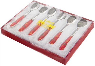 Набор чайных ложек Lefard Christmas Delight 12 см х 6 шт (985-135)