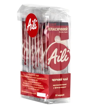 Чай Чорный Ассам Индия Aili 10 x 3г