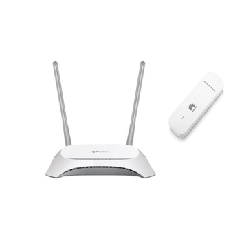Комплект TPLink 842 WiFi + 4G модем Huawei E3372