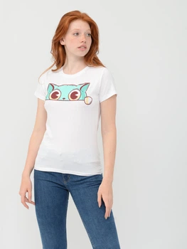Футболка бавовняна жіноча Solʼs Regent Fit Women Cat 02758102/73 S Біла (3609374905361)