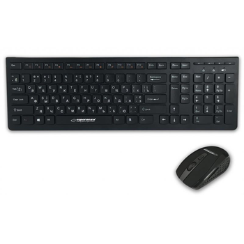 Комплект (клавиатура, мышь) беспроводной Esperanza Tacoma EK136UA Black USB