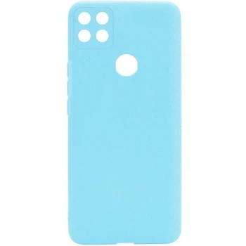 Чехол Fiji Soft для Oppo A15 / A15s силикон бампер голубой