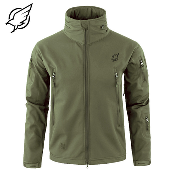 Тактична куртка Eagle Soft Shell JA-03 з флісом Olive Green M