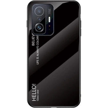 Захисний чохол Deexe Gradient Color для Xiaomi 11T / 11T Pro - Black