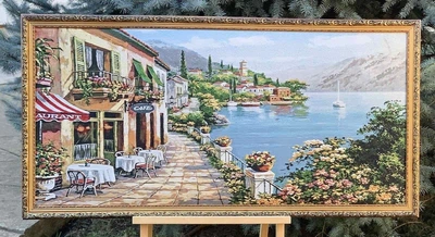 Картина гобеленова Приморський бульвар 60х120 см 40004165