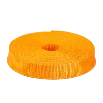 Лента ременная полипропилен Aramitex, 25 мм Orange yellow 10 yard (9,2 м)