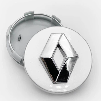 Колпачки (заглушки) в литые диски RENAULT (Рено) 60 мм Серебристые CountryMan