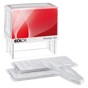 Штамп самонаборной COLOP 8 строчек 50N/2 SET укр. (000130602)